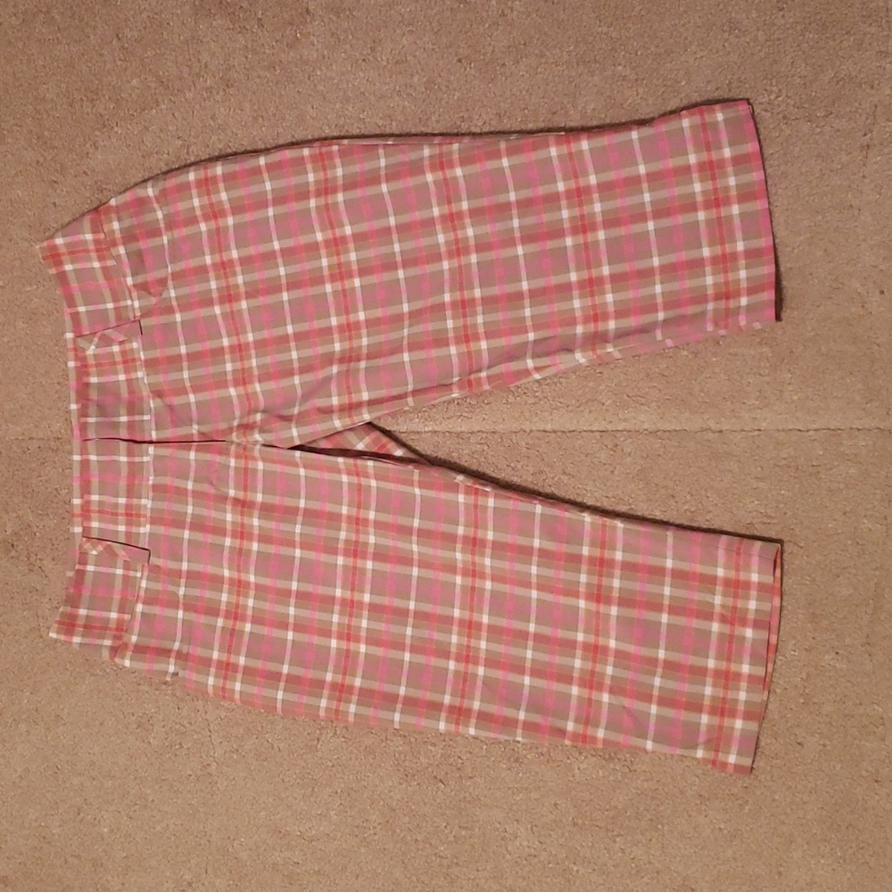 Adidas Women's Plaid Golf Shorts
